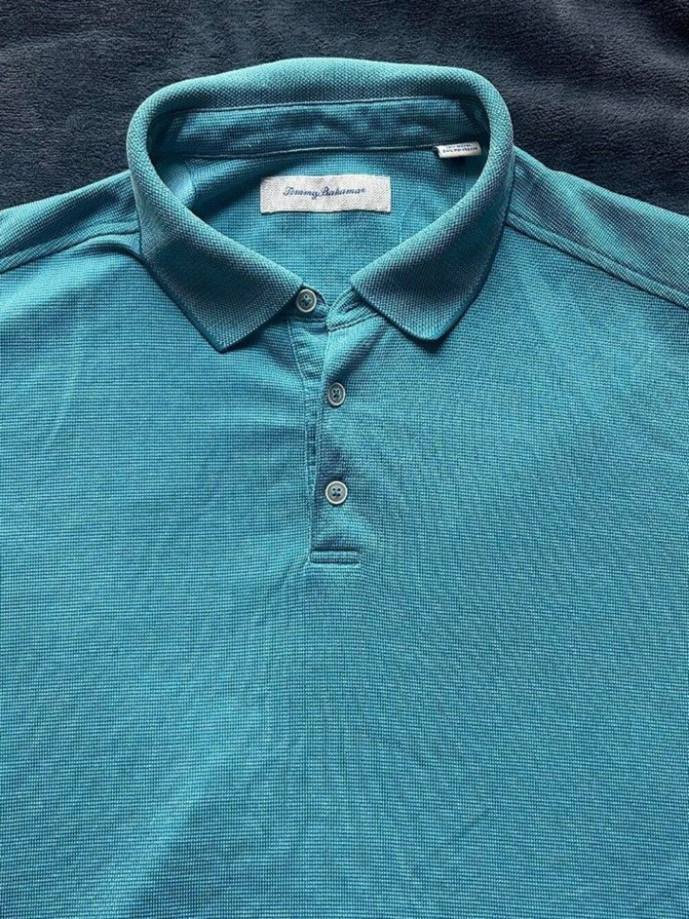 Tommy Bahama Polo Shirt XL Modal Blend Teal
